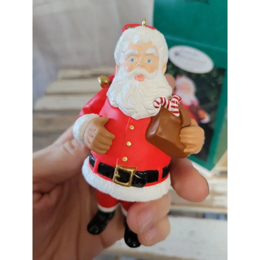 Hallmark Santa‎ 1996 Rudolph ornament Xmas holiday tree